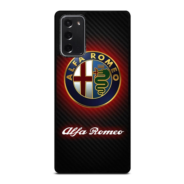 ALFA ROMEO RED CARBON LOGO Samsung Galaxy Note 20 Case Cover