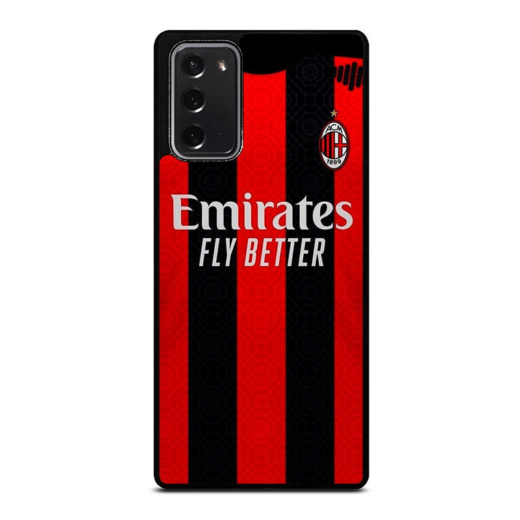 AC MILAN 2020 HOME JERSEY Samsung Galaxy Note 20 Case Cover