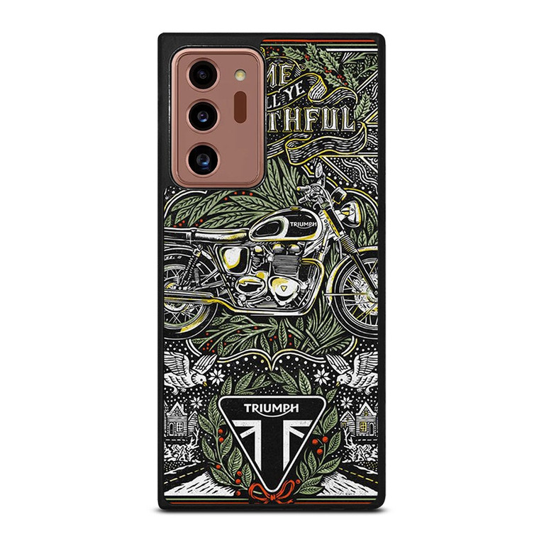 TRIUMPH MOTORCYCLE POSTER Samsung Galaxy Note 20 Ultra Case Cover