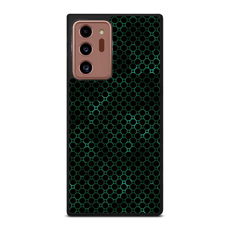 STYLISH HEXAGONAL GREEN PATTERN Samsung Galaxy Note 20 Ultra Case Cover