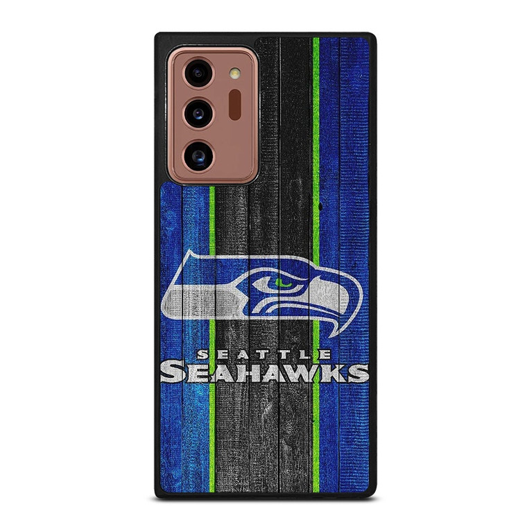 SEATTLE SEAHAWKS WOODEN LOGO NFL Samsung Galaxy Note 20 Ultra Case Cover
