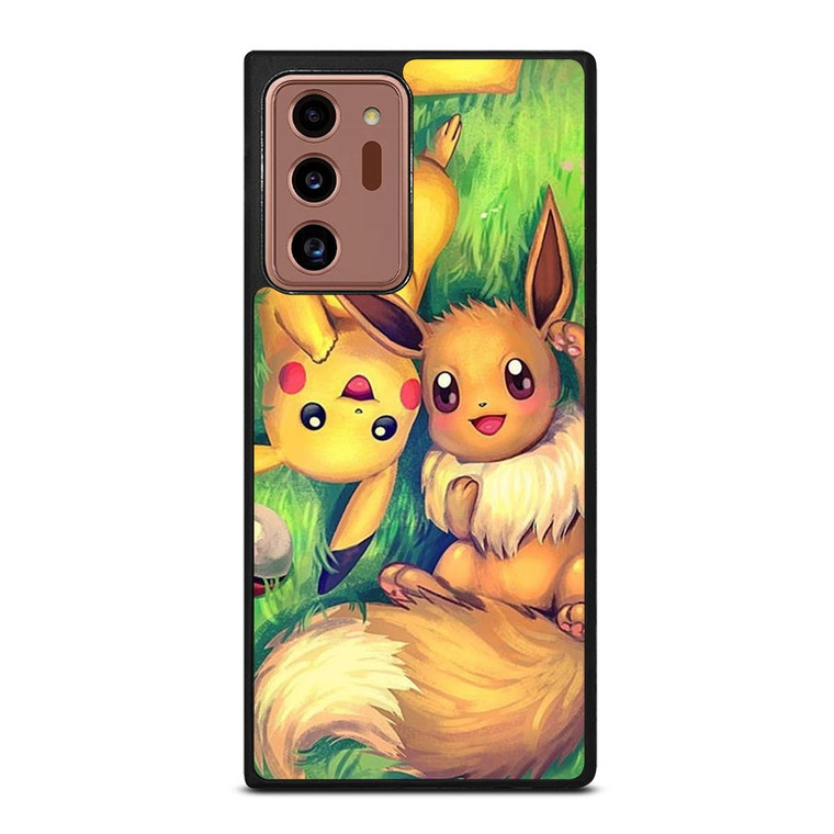 POKEMON EEVEE AND PIKACHU Samsung Galaxy Note 20 Ultra Case Cover