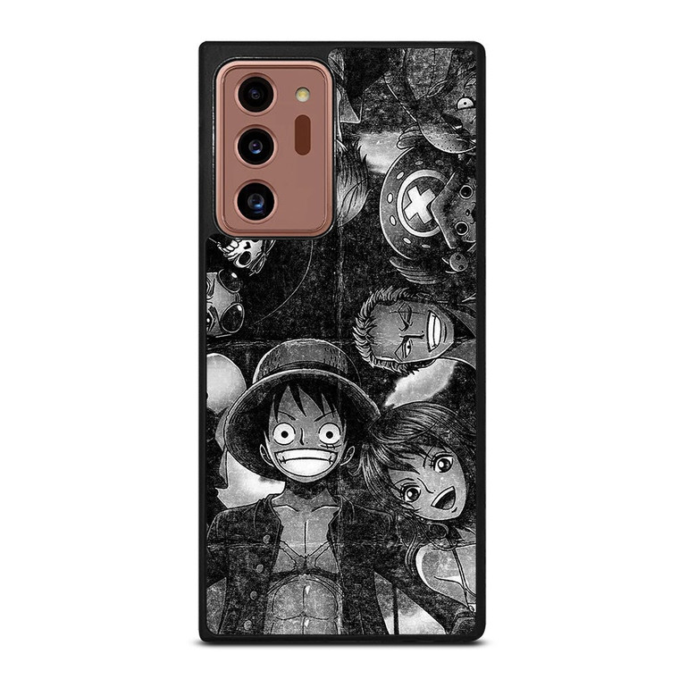 ONE PIECE BLACK WHITE GRUNGE ALL Samsung Galaxy Note 20 Ultra Case Cover