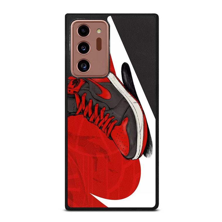NIKE AIR JORDAN SHOES RED Samsung Galaxy Note 20 Ultra Case Cover
