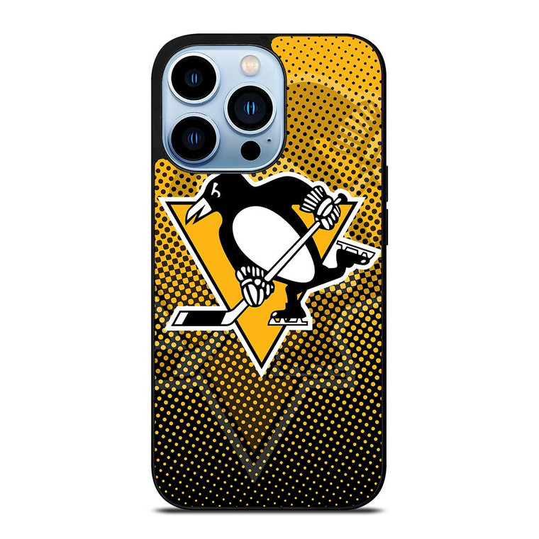 PITTSBURGH PENGUINS NHL HALFTONE iPhone 13 Pro Max Case Cover