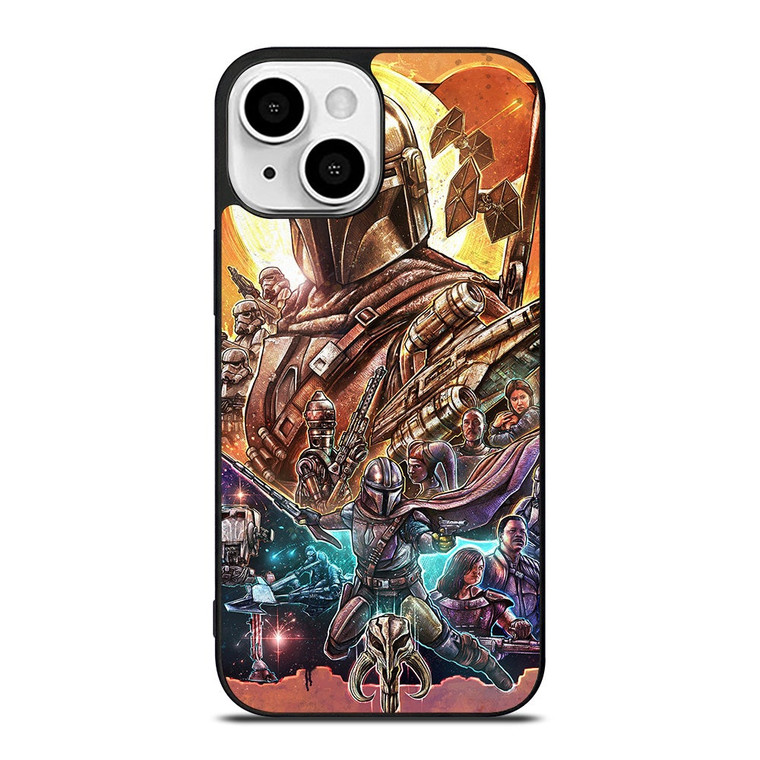 STAR WARS MANDALORIAN COLLAGE iPhone 13 Mini Case Cover