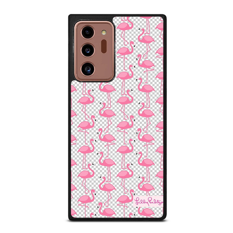 LILLY PULITZER FLAMINGO PATTERN Samsung Galaxy Note 20 Ultra Case Cover