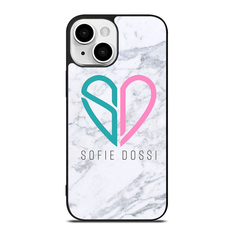 SOFIE DOSSI MARBELE LOGO iPhone 13 Mini Case Cover