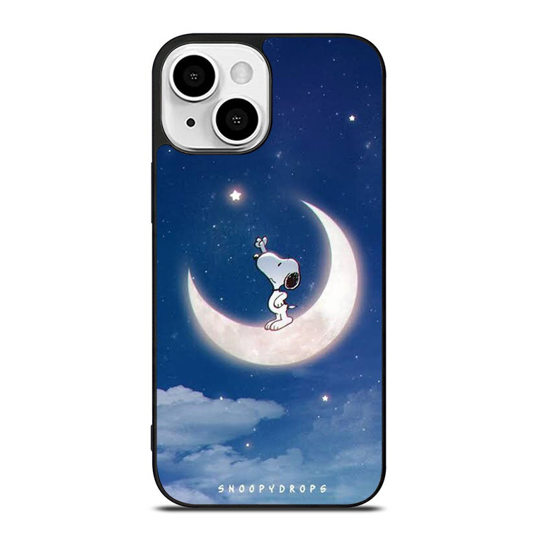 SNOOPY PEANUTS IN MOON iPhone 13 Mini Case Cover