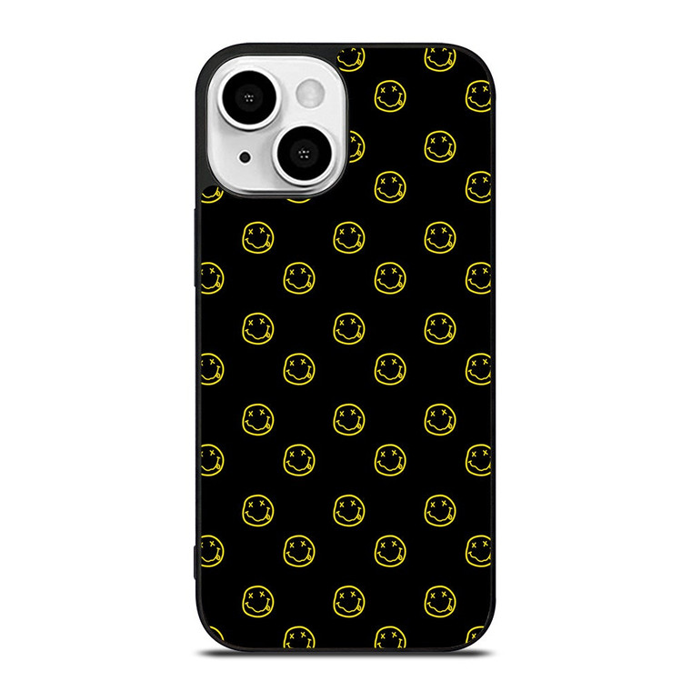 SMILEY FACE NIRVANA PATTERN iPhone 13 Mini Case Cover