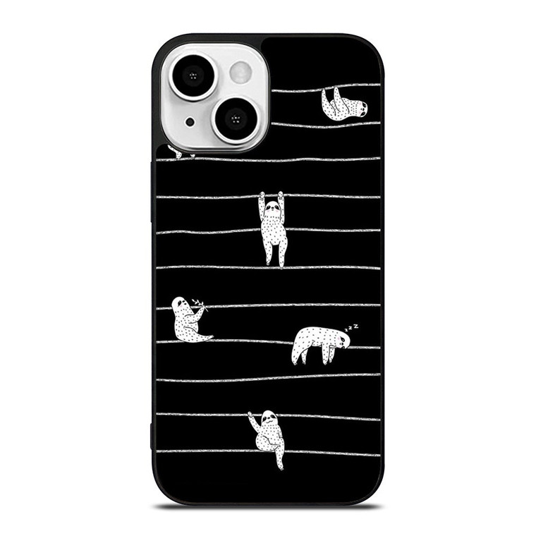 SLOTH KOALA STRIPE iPhone 13 Mini Case Cover