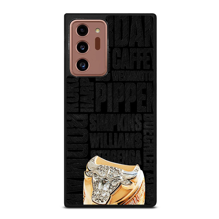 CHICAGO BULLS RING AND NAME Samsung Galaxy Note 20 Ultra Case Cover