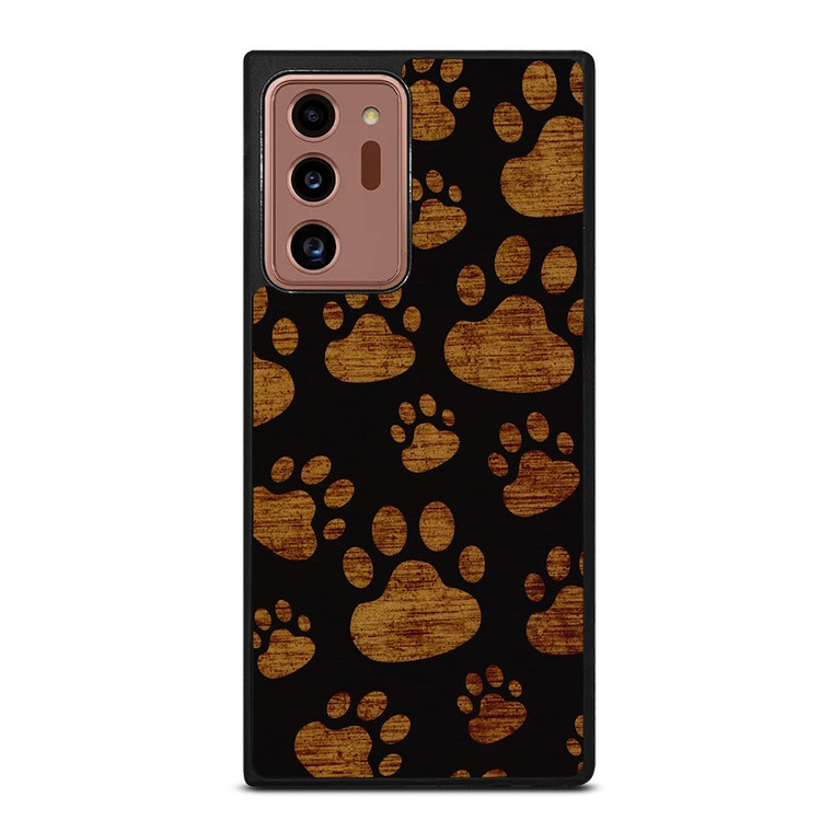 CAT FOOTPRINTS PATTERN Samsung Galaxy Note 20 Ultra Case Cover