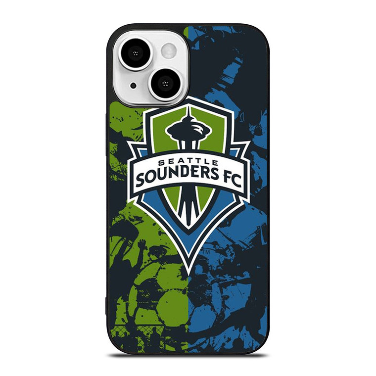SEATTLE SOUNDERS FC ART iPhone 13 Mini Case Cover