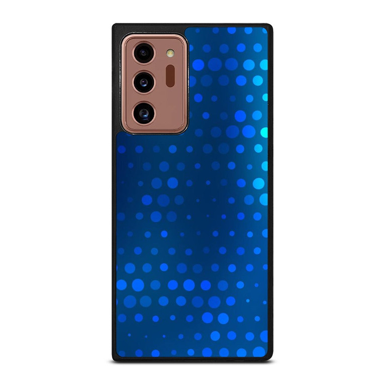 BLUE GRADIENT HALFTONE PATTERN Samsung Galaxy Note 20 Ultra Case Cover