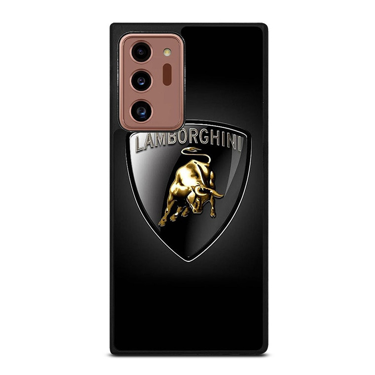 BLACK LAMBORGHINI LOGO Samsung Galaxy Note 20 Ultra Case Cover