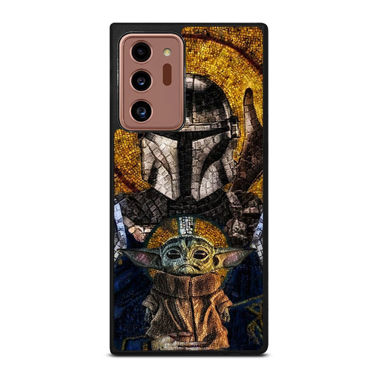 BABY YODA AND THE MANDALORIAN MOSAIC Samsung Galaxy Note 20 Ultra Case Cover