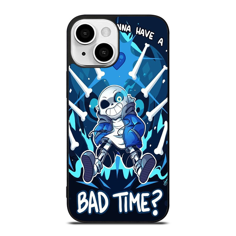 SANS UNDERTALE BAD TIME 2 iPhone 13 Mini Case Cover
