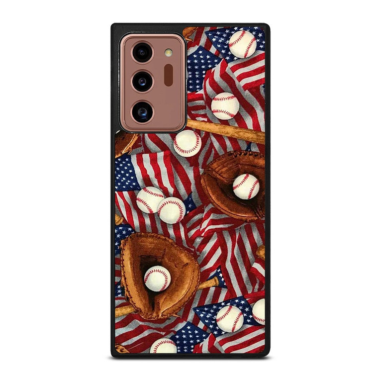 AMERICAN BASEBALL ABSTRACT Samsung Galaxy Note 20 Ultra Case Cover