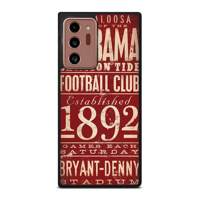 ALABAMA CRIMSON TIDE FOOTBALL CLUB 1892 Samsung Galaxy Note 20 Ultra Case Cover