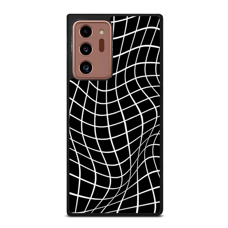 AESTHETIC WAVY GRID PATTERN Samsung Galaxy Note 20 Ultra Case Cover