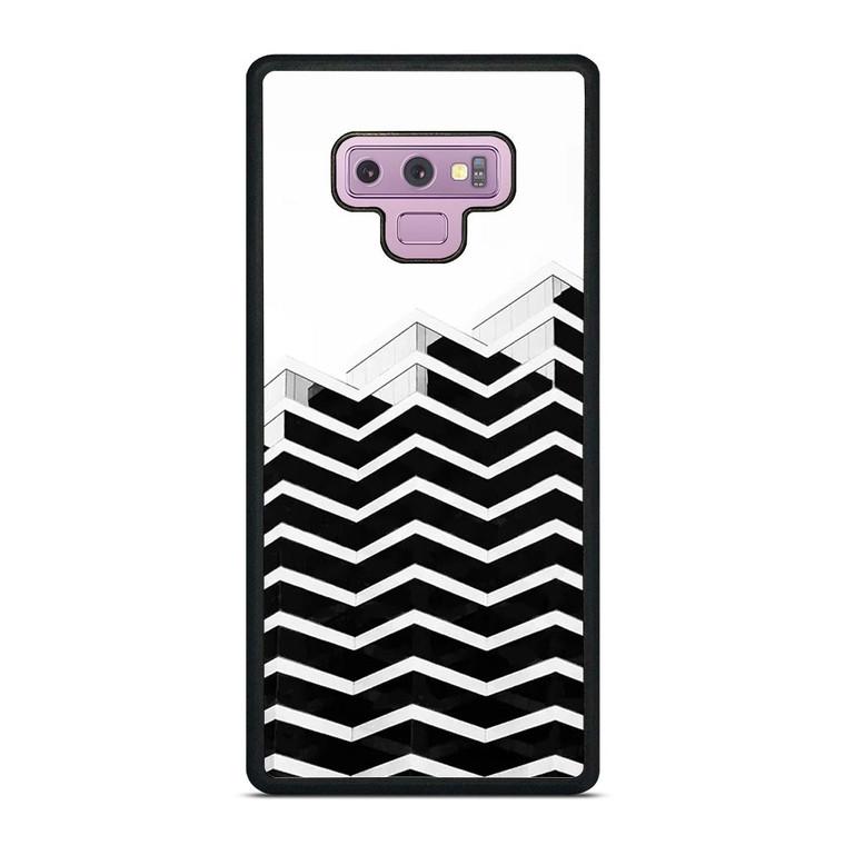 ZIG ZAG HALF PATTERN Samsung Galaxy Note 9 Case Cover