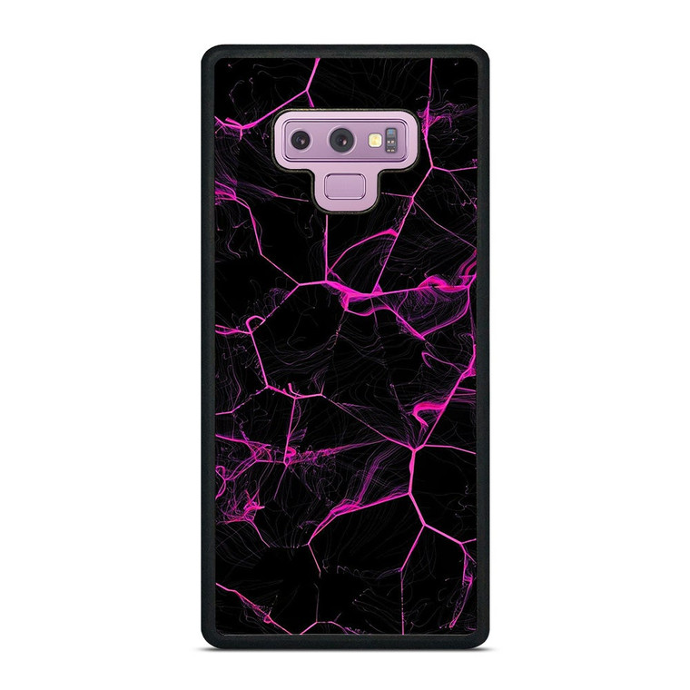 VIOLET ABSTRACT SMOKED GRID Samsung Galaxy Note 9 Case Cover