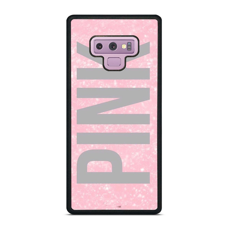 VICTORIA'S SECRET PINK SPARKLE LOGO Samsung Galaxy Note 9 Case Cover