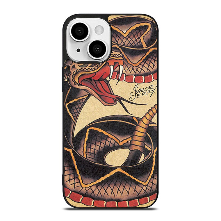 SAILOR JERRY SNAKE TATTOO iPhone 13 Mini Case Cover