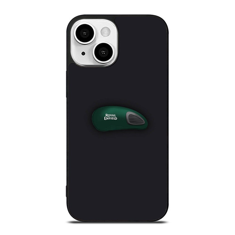 ROYAL ENFIELD GREEN TANK ILLUSTRATION iPhone 13 Mini Case Cover