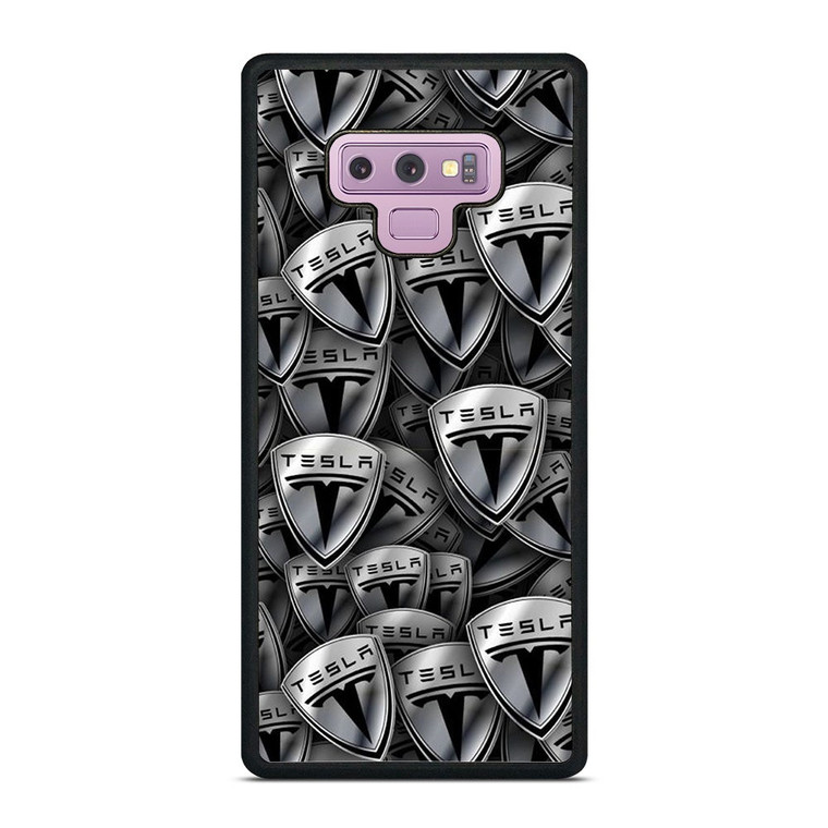 TESLA METAL LOGO COLLAGE Samsung Galaxy Note 9 Case Cover