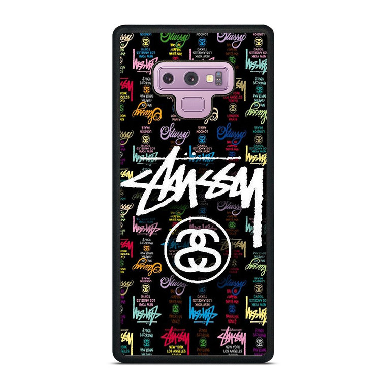 STUSSY COLLAGE LOGO Samsung Galaxy Note 9 Case Cover