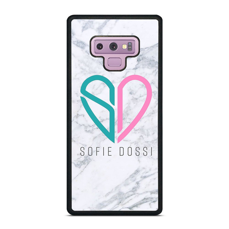 SOFIE DOSSI MARBELE LOGO Samsung Galaxy Note 9 Case Cover