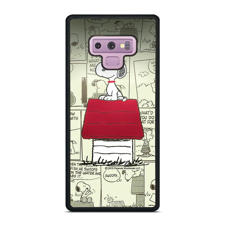 SNOOPY COMIC Samsung Galaxy Note 9 Case Cover