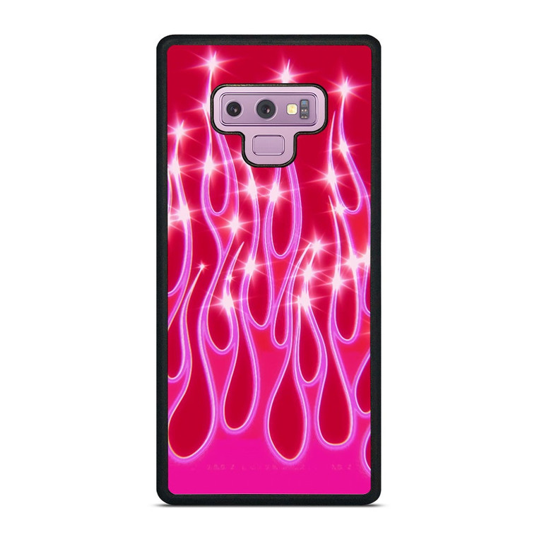 SNINY PINK FLAMES Samsung Galaxy Note 9 Case Cover