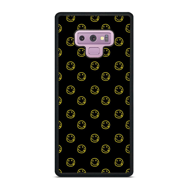 SMILEY FACE NIRVANA PATTERN Samsung Galaxy Note 9 Case Cover