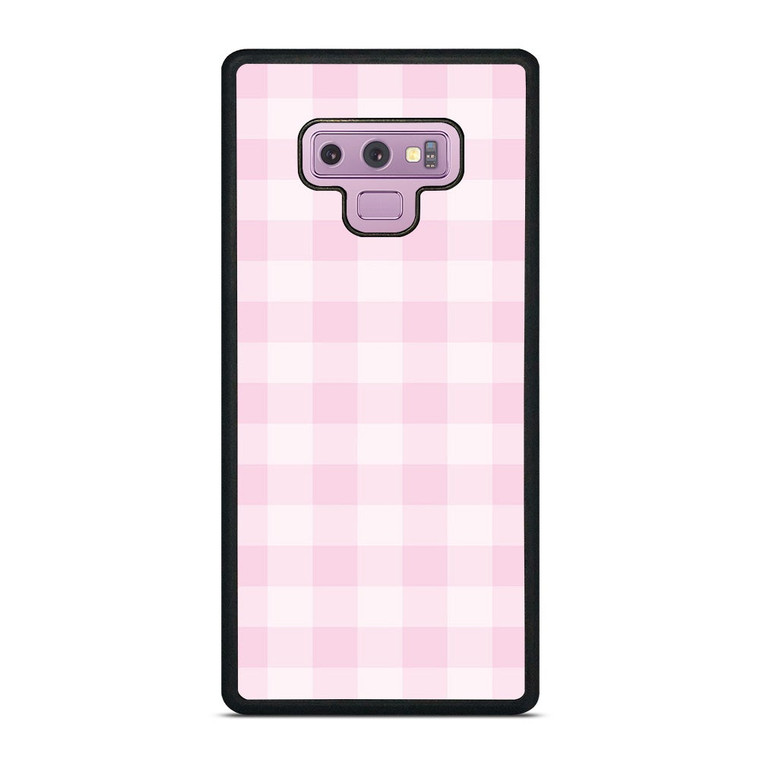 PINK PLAID PATTERN Samsung Galaxy Note 9 Case Cover