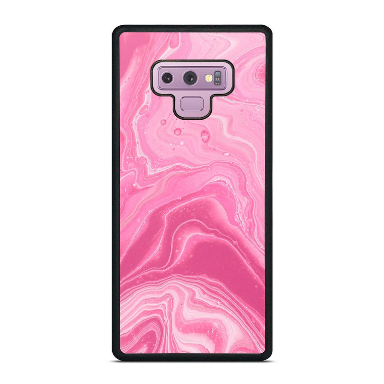 PINK LIQUID TEXTURES Samsung Galaxy Note 9 Case Cover