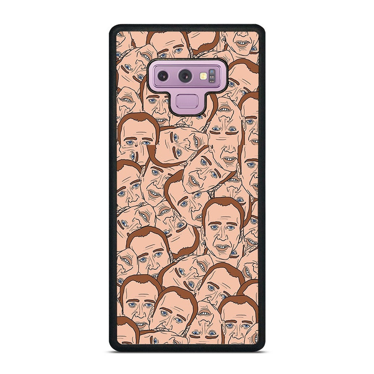 NICOLAS CAGE CARTOON COLLAGE Samsung Galaxy Note 9 Case Cover