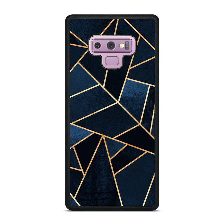 NAVY STONE CERAMIC ABSTRACT Samsung Galaxy Note 9 Case Cover
