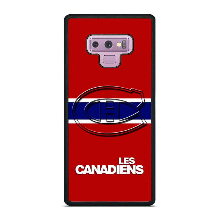 MONTREAL LES CANADIENS STRIPED LOGO Samsung Galaxy Note 9 Case Cover