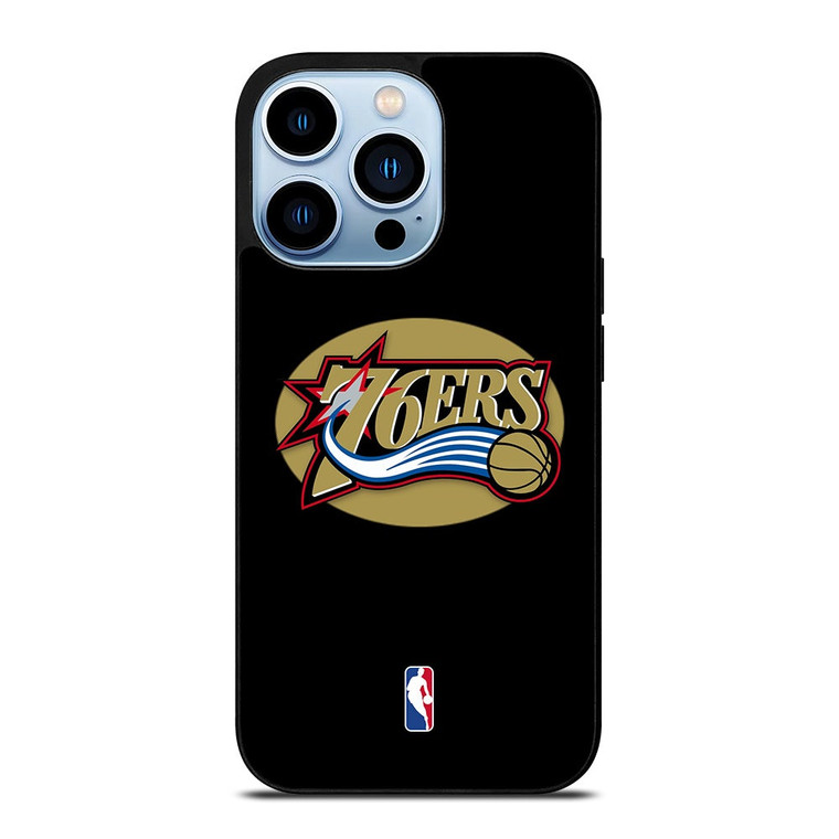 PHILADELPHIA 76ERS NBA GOLD LOGO iPhone 13 Pro Max Case Cover