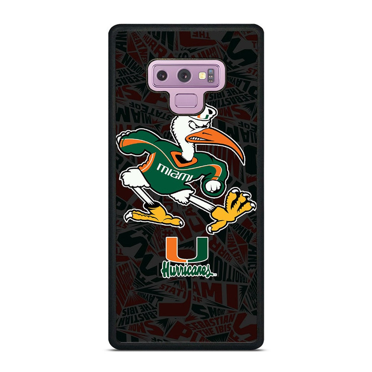 MIAMI HURRICANES UM FOOTBALL Samsung Galaxy Note 9 Case Cover