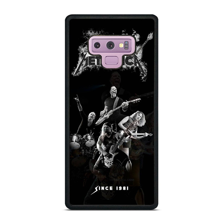 METALLICA ROCK BAND Samsung Galaxy Note 9 Case Cover