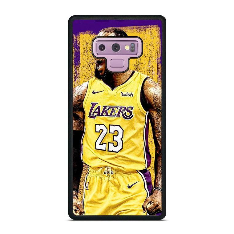 LEBRON JAMES LA LAKERS ART Samsung Galaxy Note 9 Case Cover