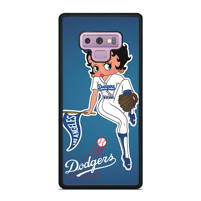 LA DODGERS X BETTY BOOP Samsung Galaxy Note 9 Case Cover