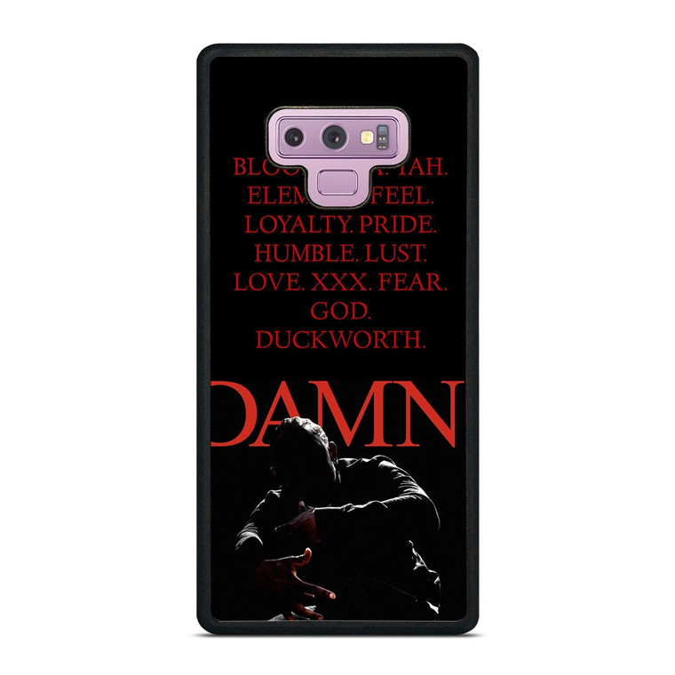 KENDRICK LAMAR DAMN QUOTES Samsung Galaxy Note 9 Case Cover
