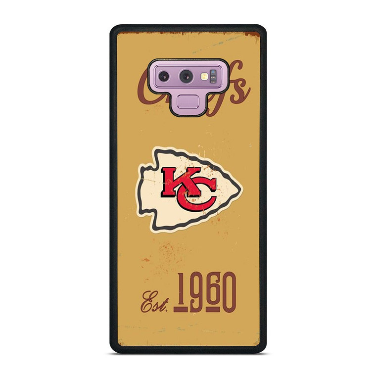 KANSAS CITY CHIEFS RUSTY LOGO Samsung Galaxy Note 9 Case Cover