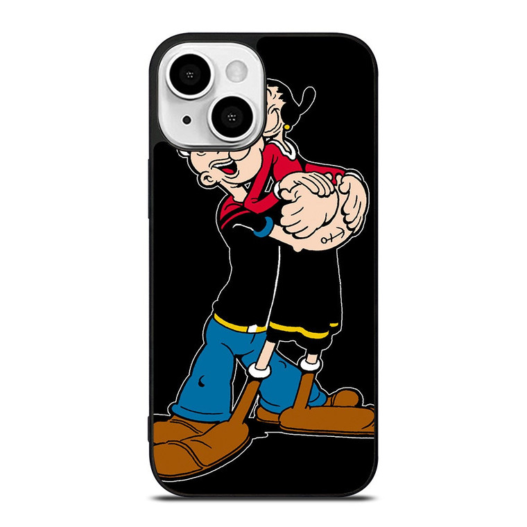 POPEYE AND OLIVE CARTOON iPhone 13 Mini Case Cover