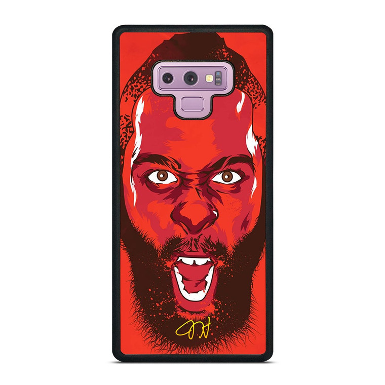 JAMES HARDEN HOUSTON ROCKET FACE Samsung Galaxy Note 9 Case Cover